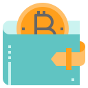 external wallet-cryptocurrency-blockchain-becris-flat-becris icon