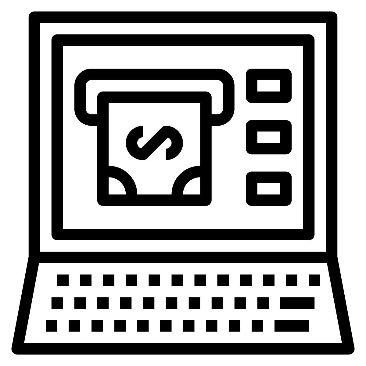 banco on line icon