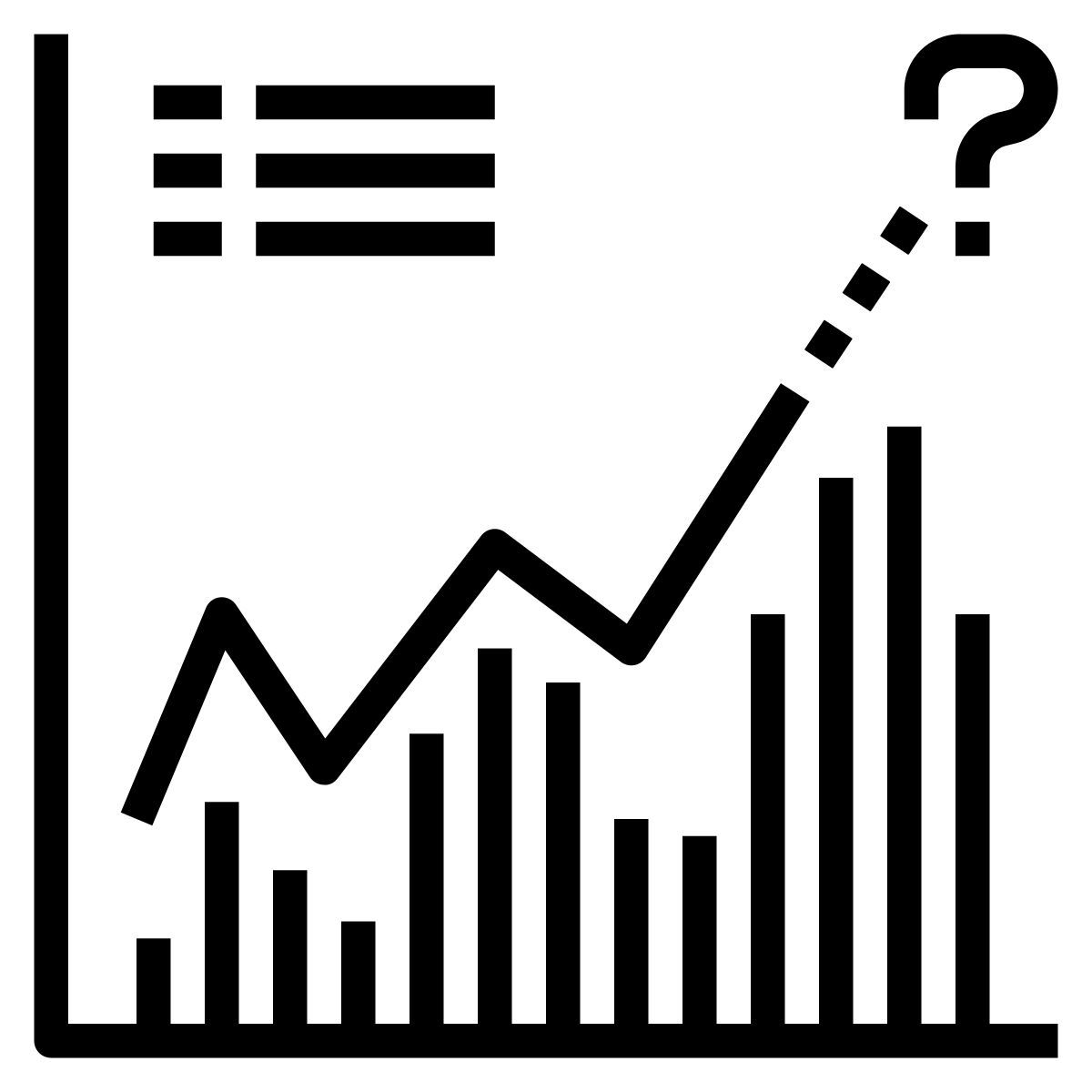 bar graph icon