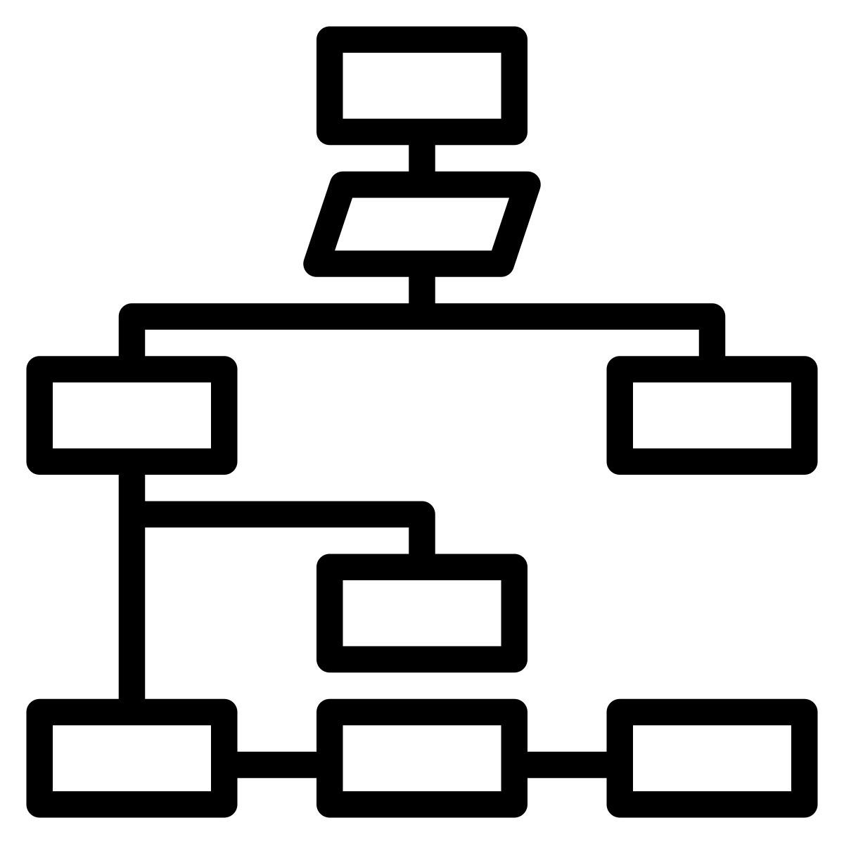 hierarchische struktur icon
