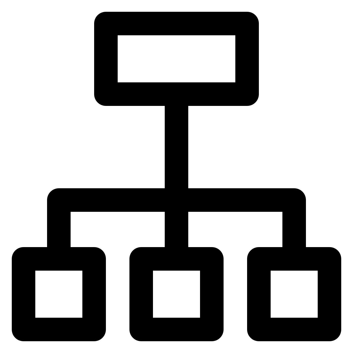 hierarchical structure icon