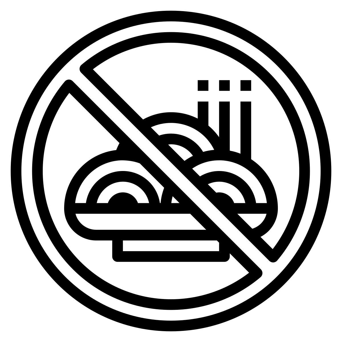 no pasta icon