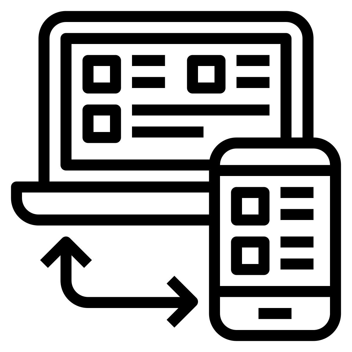 responsive icon