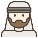 external arab-man-avatars-becris-lineal-color-becris icon