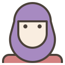 external arab-woman-avatars-becris-lineal-color-becris icon