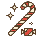 external candy-cane-christmas-becris-lineal-color-becris icon