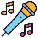 external karaoke-celebration-becris-lineal-color-becris icon