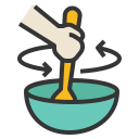 external mixer-kitchen-cooking-becris-lineal-color-becris icon