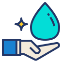 external save-water-environment-becris-lineal-color-becris icon