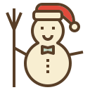 external snowman-christmas-becris-lineal-color-becris icon