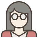 external woman-avatars-becris-lineal-color-becris icon