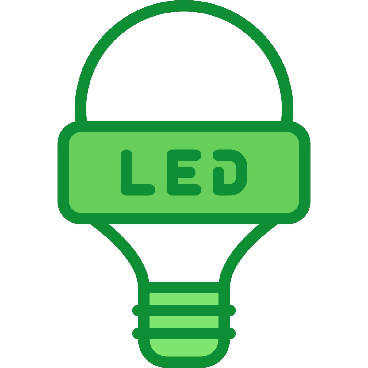 led lamp icon