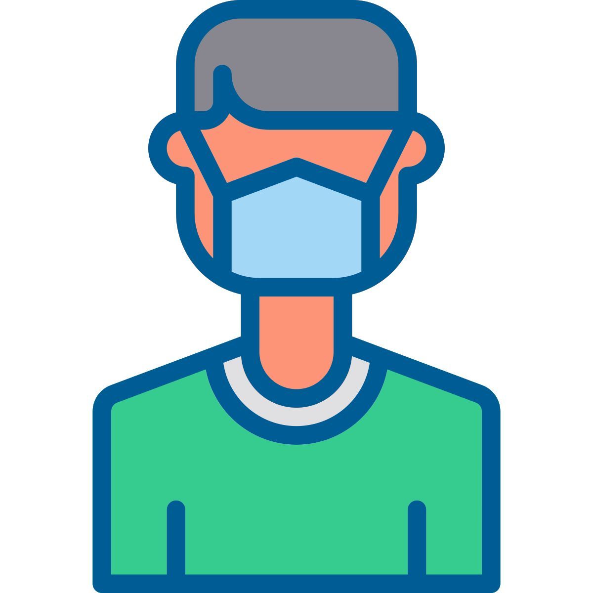man in mask icon