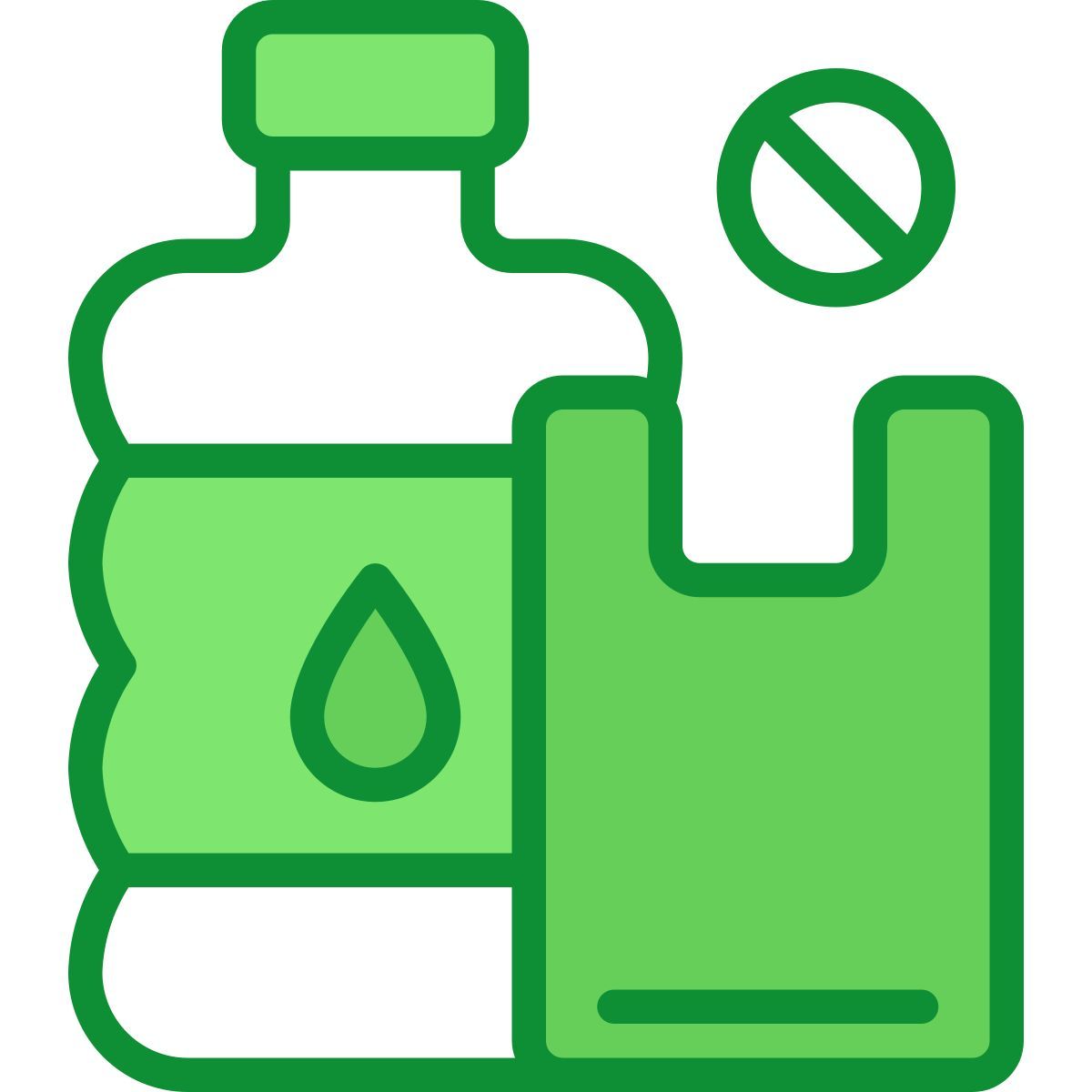 no plastic icon