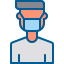 external man-avatar-avatar-wear-a-mask-berkahicon-lineal-color-berkahicon-2 icon
