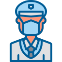 external police-avatar-wear-a-mask-berkahicon-lineal-color-berkahicon icon