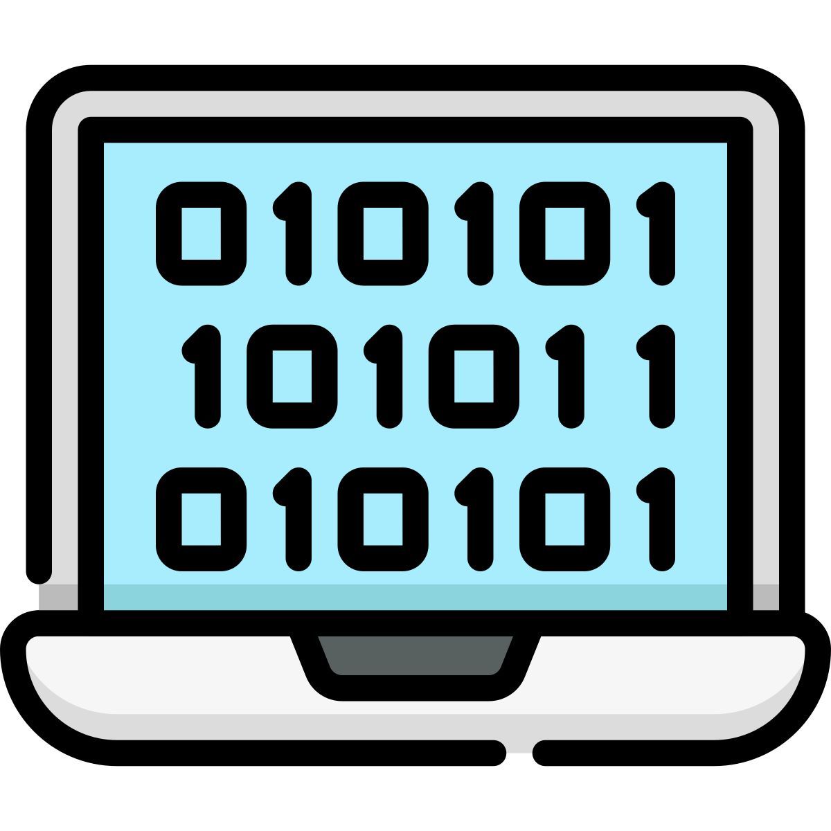 binary code icon