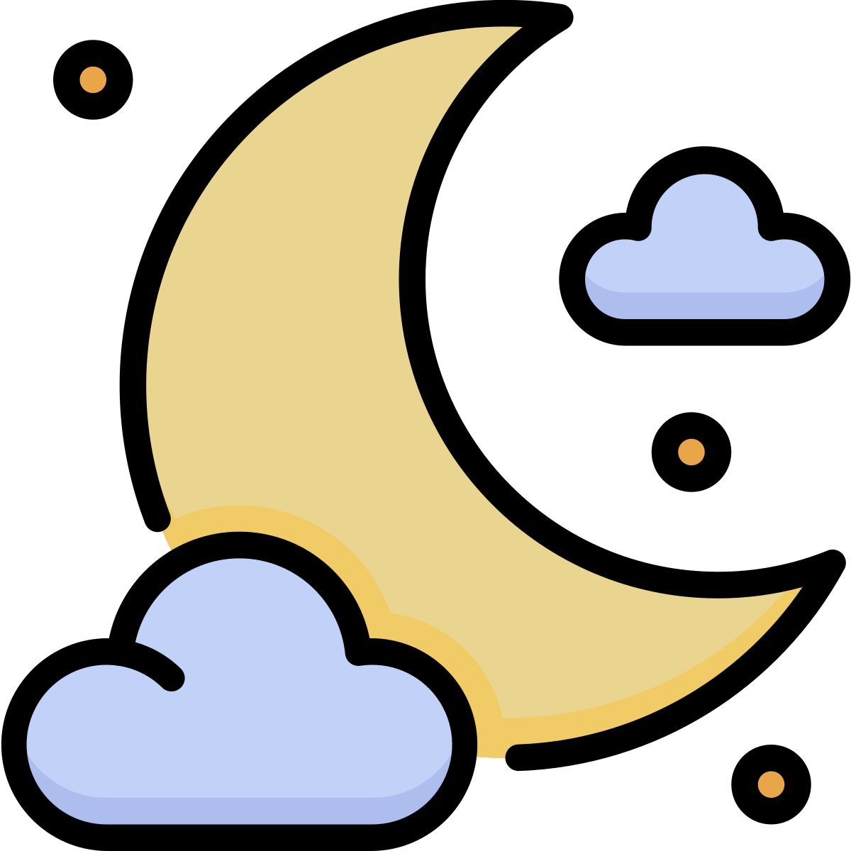 crescent moon icon