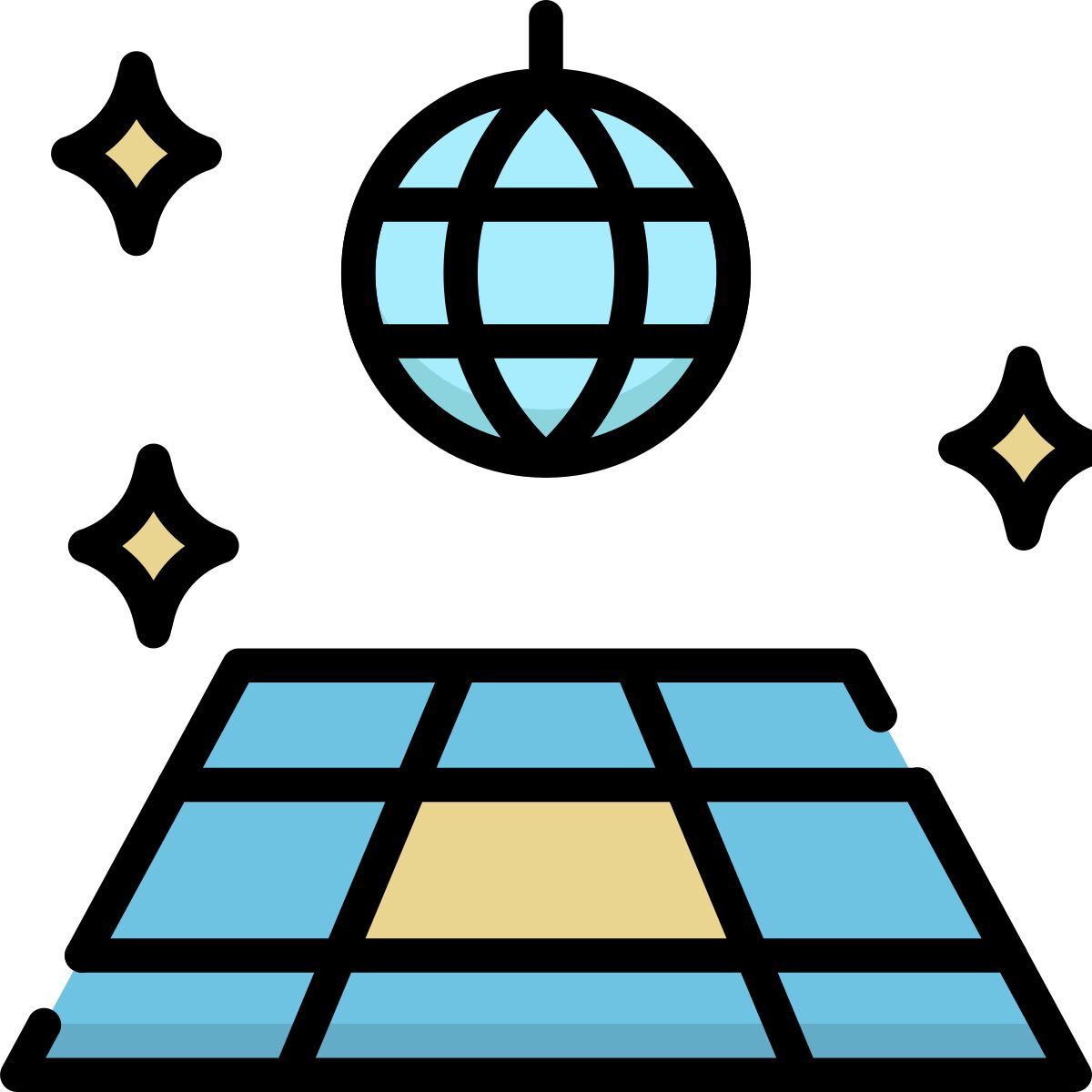 dance floorsvg icon