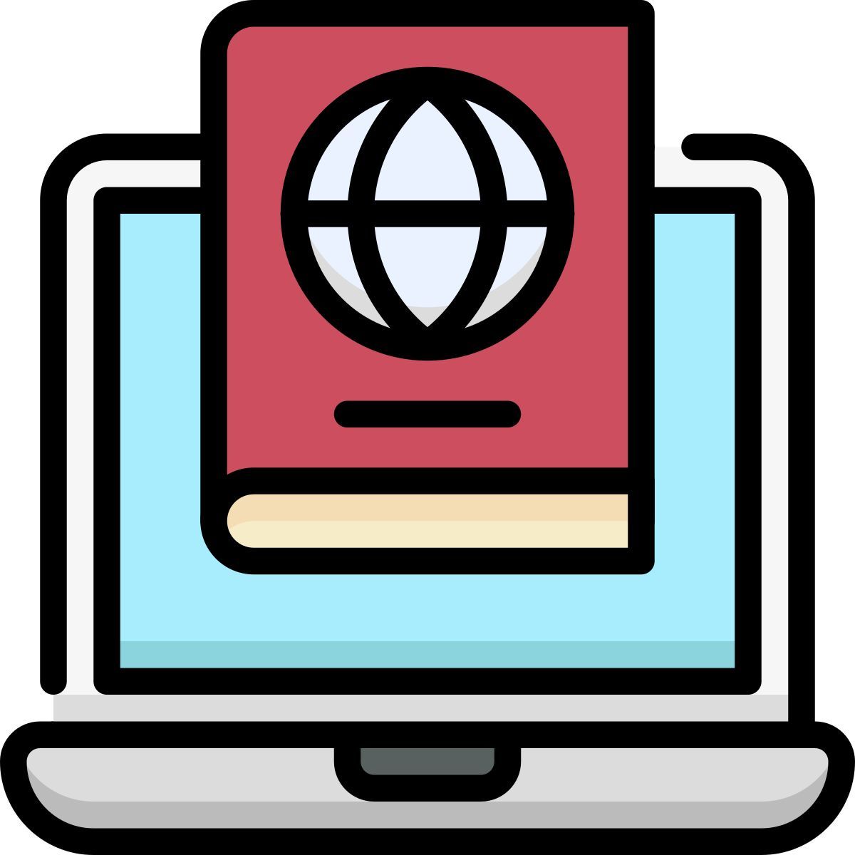 digital book icon