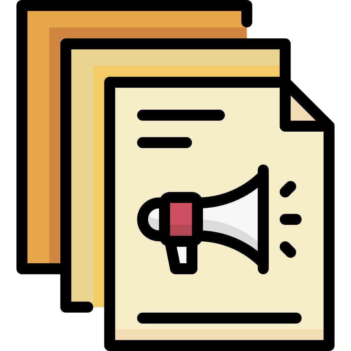 files report marketing icon