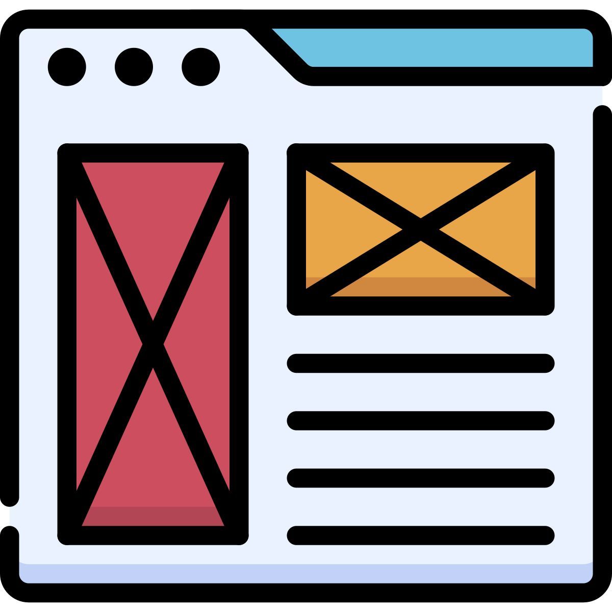 레이아웃 사용자 인터페이스 icon