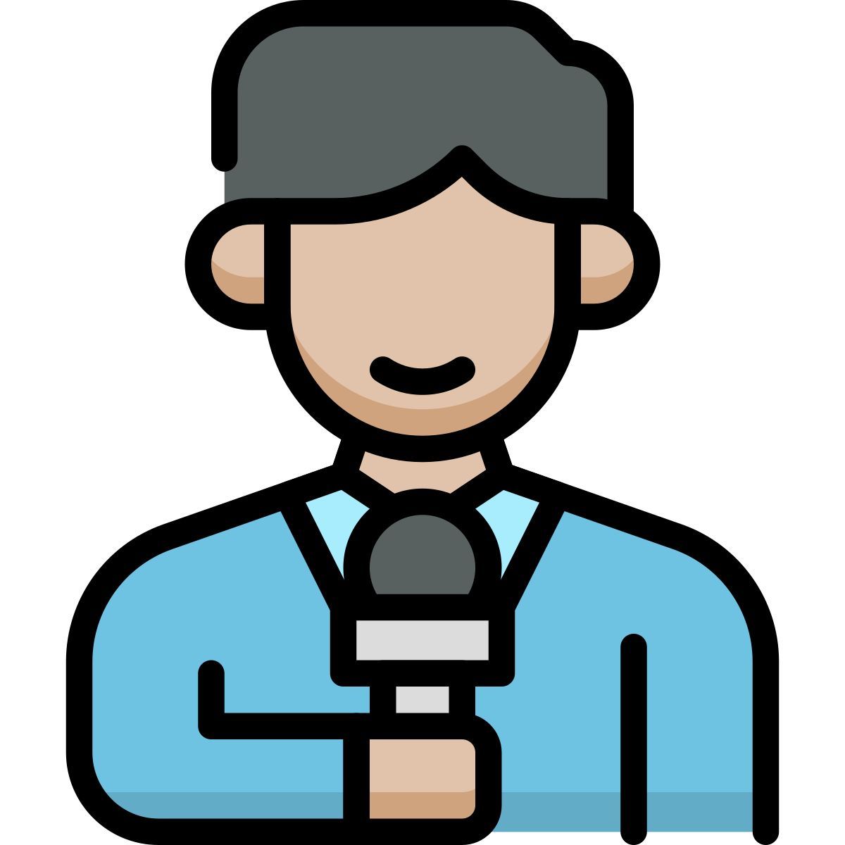 news reporter icon