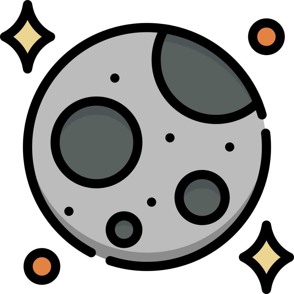 night full moon icon