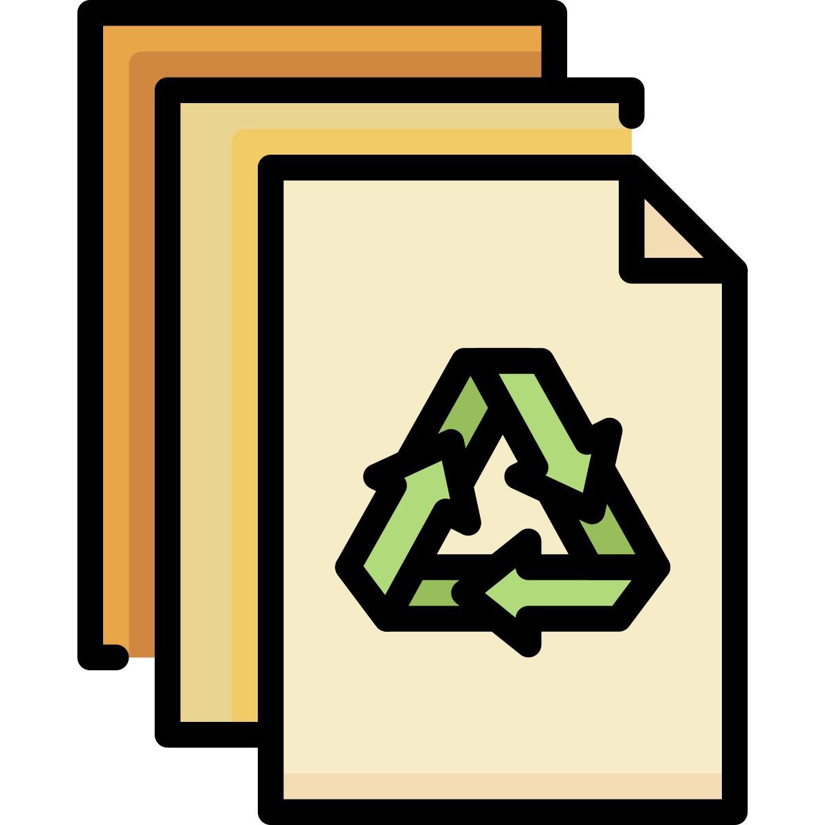 paper recycle icon