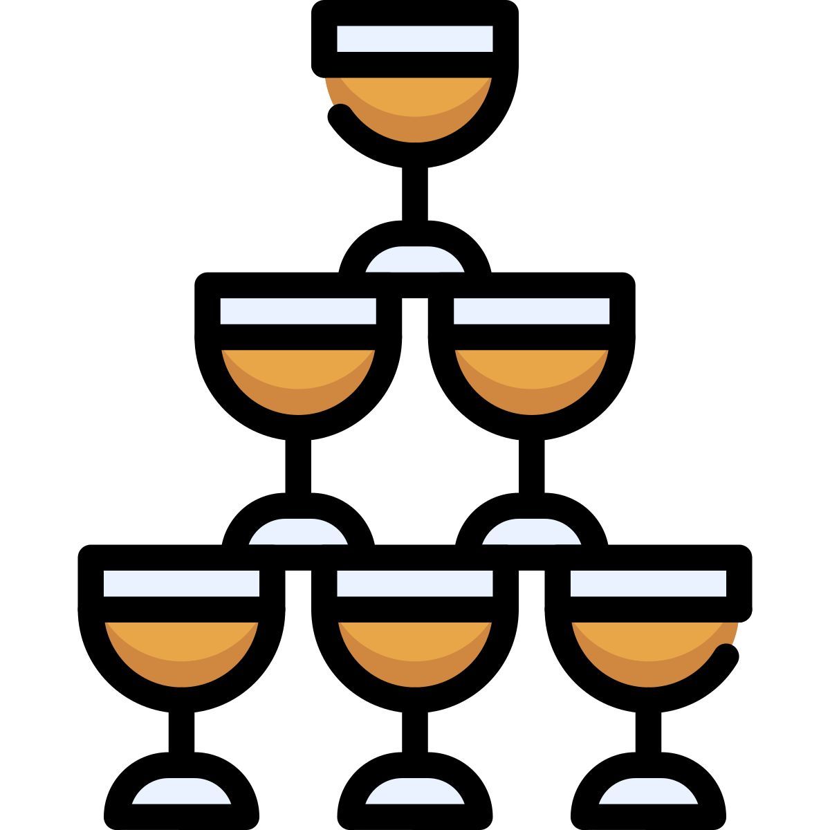 pyramid drinksvg icon