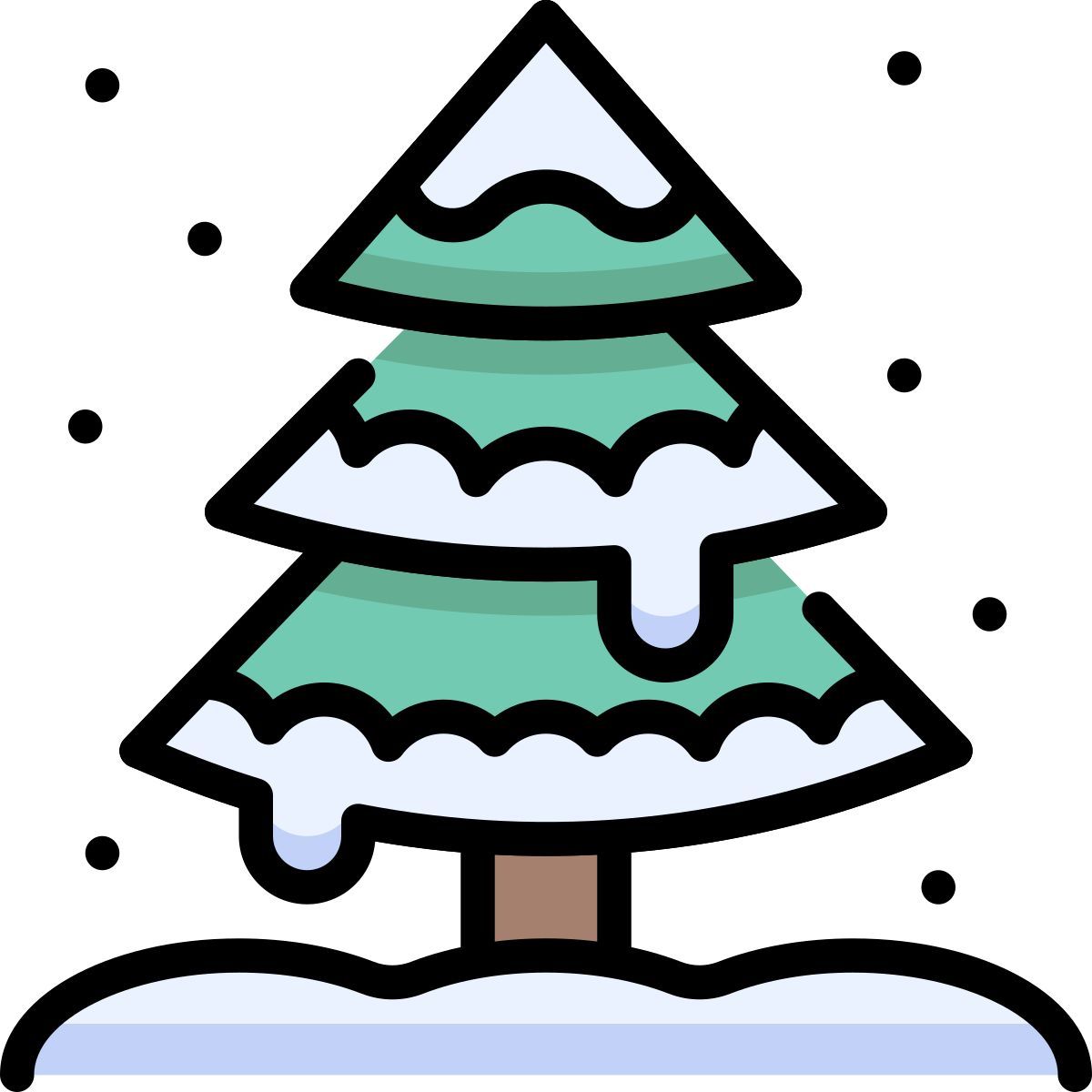 pino innevato icon