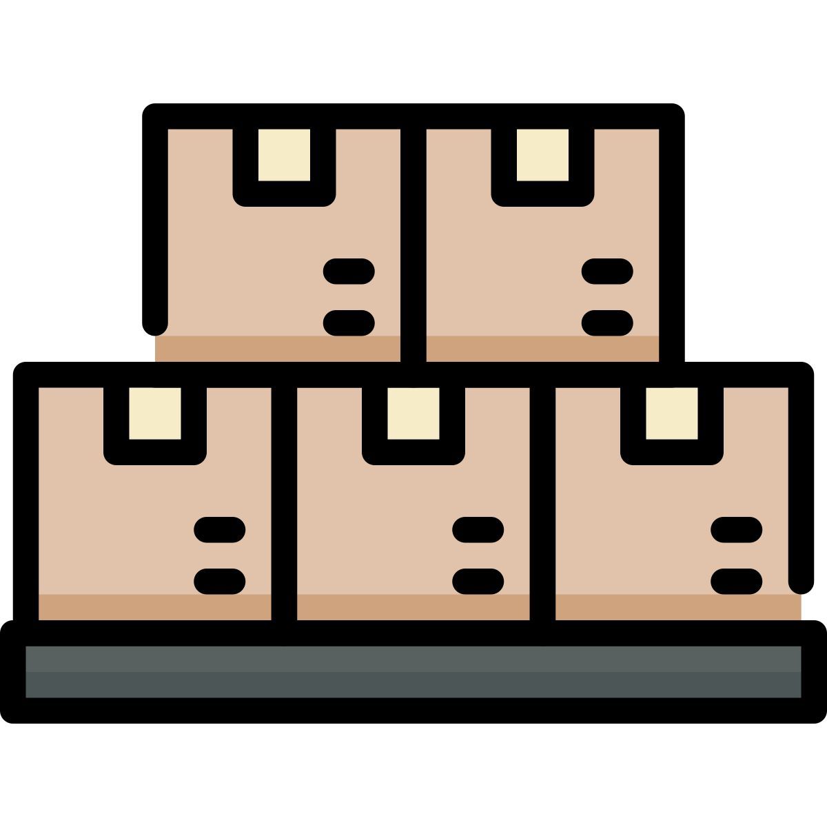 Stapel von Kisten icon