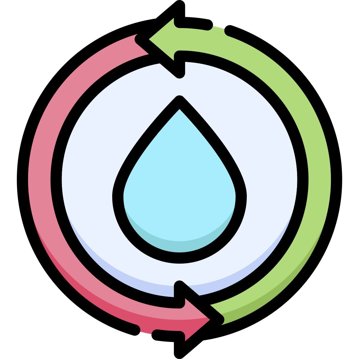 water recycle icon