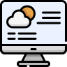external Computer-weather-beshi-color-kerismaker icon
