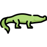 external Crocodile-animal-beshi-color-kerismaker icon