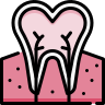 external Dental-Nerve-dental-beshi-color-kerismaker icon
