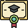 external Diploma-education-beshi-color-kerismaker icon