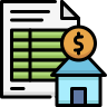 external House-Loan-banking-beshi-color-kerismaker icon