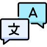 external Language-communication-beshi-color-kerismaker icon