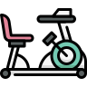 external Recumbent-Exercise-Bike-gym-beshi-color-kerismaker icon