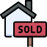 external Sold-real-estate-beshi-color-kerismaker icon