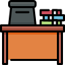 external Teacher-Desk-school-beshi-color-kerismaker icon