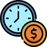 external Time-is-Money-finance-beshi-color-kerismaker icon