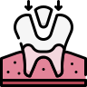 external Tooth-Filling-dental-beshi-color-kerismaker icon