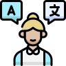 external Translator-communication-beshi-color-kerismaker icon