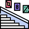 external Wall-escalator-advertising-beshi-color-kerismaker icon