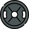 external Weight-Plate-gym-beshi-color-kerismaker icon