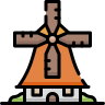 external Windmill-landmark-monument-beshi-color-kerismaker icon