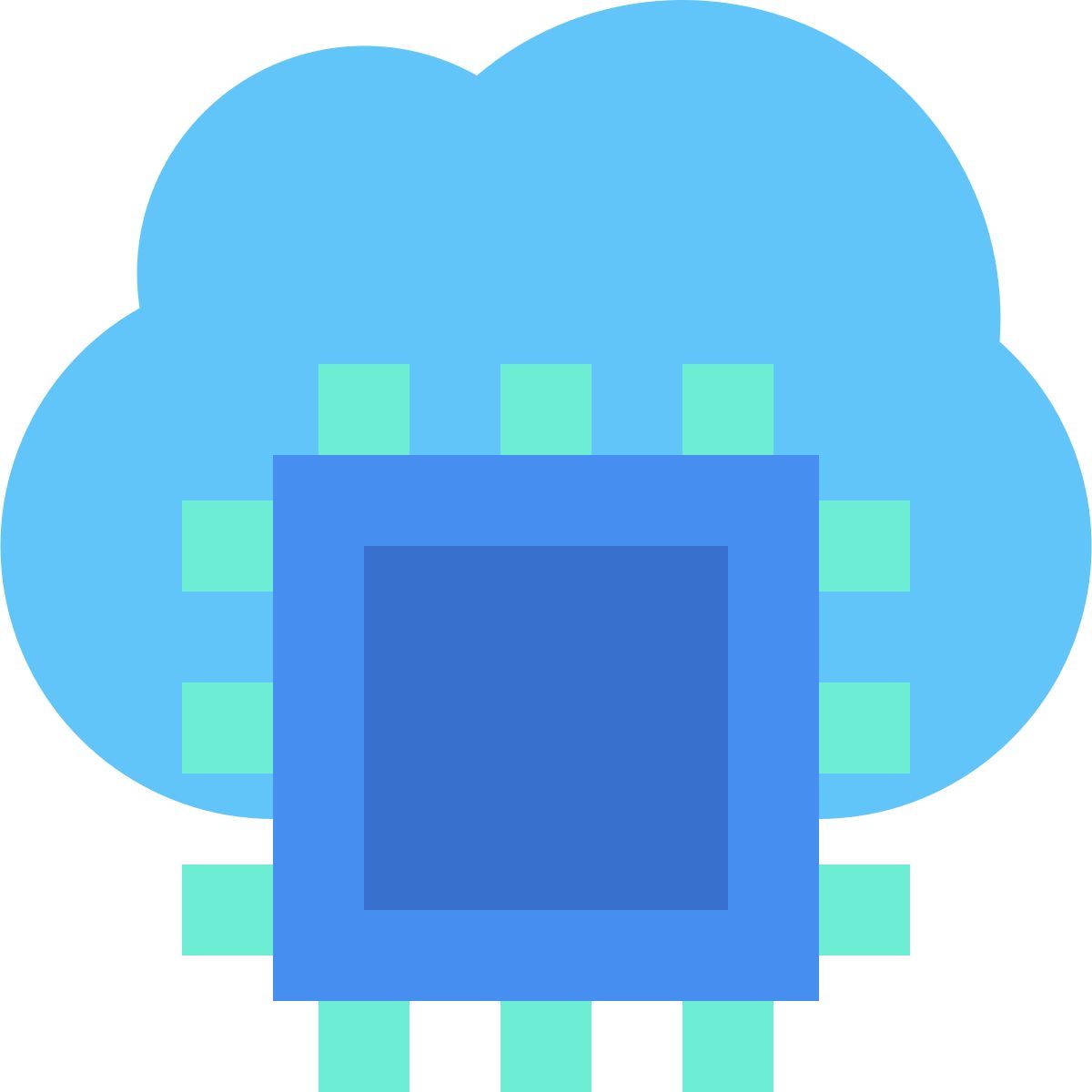 cloud chip icon