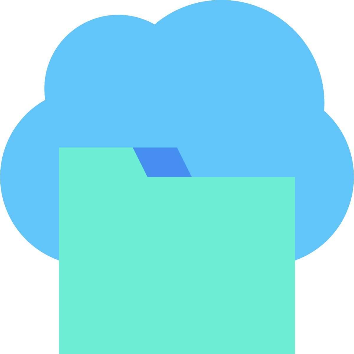 cloud folder icon